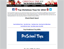 Tablet Screenshot of christmastimejoy.com